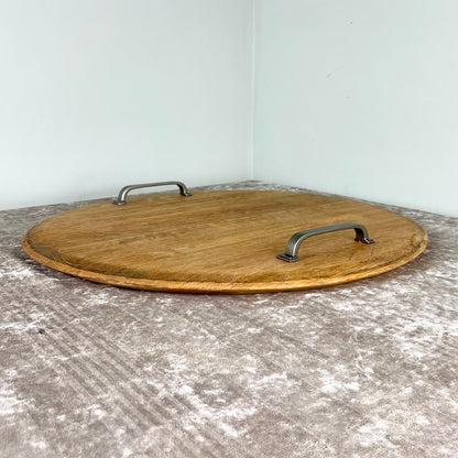 Full Barrel Head Charcuterie Board / Serving Platter